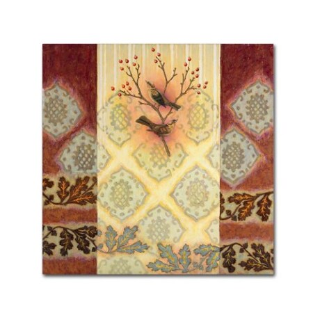 Trademark Fine Art Rachel Paxton 'Boyden Valley Blackbirds' Canvas Art, 14x14 ALI2537-C1414GG